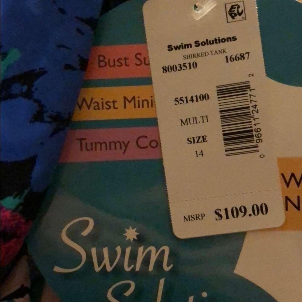 SWIM Solutions Floral One Piece Swimsuit - Picture 5 of 5